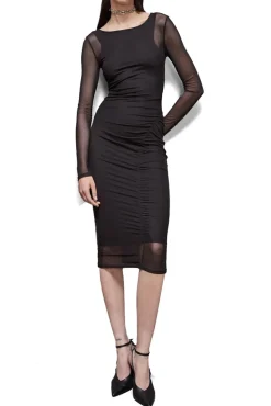 Abito Stampato In Tulle