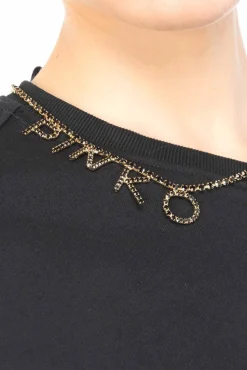 Felpa Collana Strass