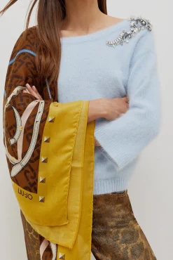 Foulard con stampa