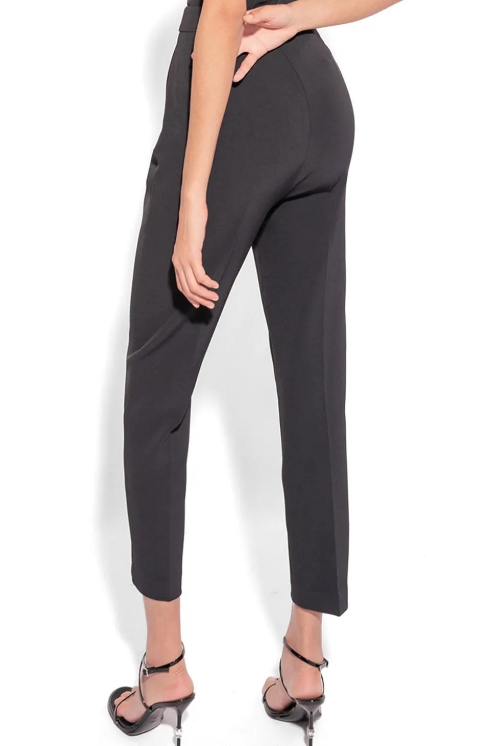 Pantaloni Slim Crepe