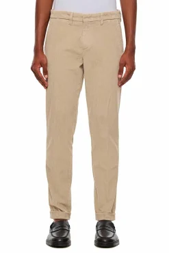 Pantaloni Slim In Velluto