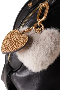 Portachiavi Cuore in Fauz Fur