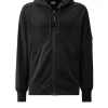 Zipped Hooded Sweatshirt