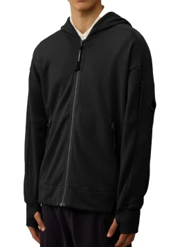 Zipped Hooded Sweatshirt